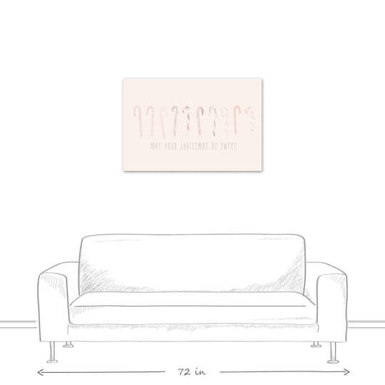 May Your Christmases Be Sweet Canvas Wall Art